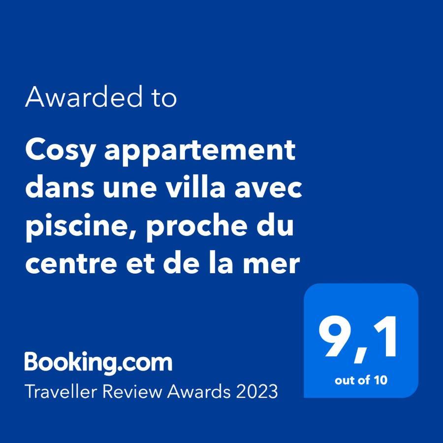 Cosy Appartement Dans Une Villa Avec Piscine, Proche Du Centre Et De La Mer Cabourg Eksteriør billede